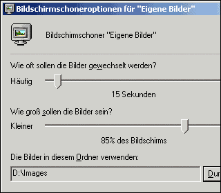 Eigene Bildschirmschoner erstellen